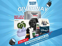 Win 1 of 8 Wate Night Prizes