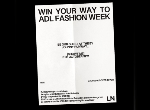 Win your Way to ADL Fashion WEEK - BY JOHNNY.
