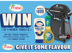 Win 1 of 5 Weber BBQs