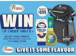 Win 1 of 5 Weber BBQs