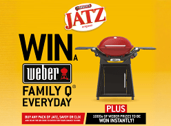 Win a Weber Family Q & 1 of 2,001 $50 Weber Store Vouchers