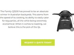 Win a Weber® Family Q Premium (Q3200) Gas Barbecue