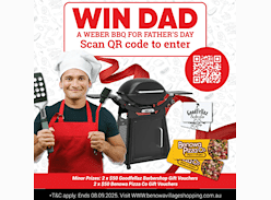 Win a Weber Q & Minor Prizes