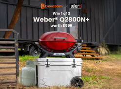 Win 1 of 3 Weber Q+ Premium Q2800n+ LPG Barbecues