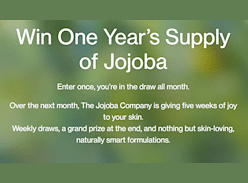 Win 1 of 5 Weekly Jojoba Prizes
