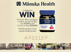 Win a Wellness Retreat for 2 with Manuka Health