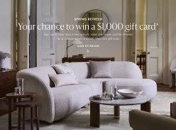 Win a $1K West Elm Gift Card