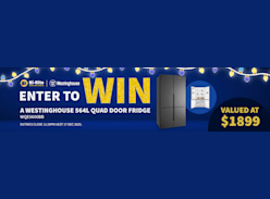 Win a Westinghouse 564L Quad Door Fridge