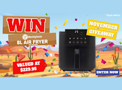 Win a Westinghouse 8L Air Fryer