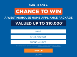 Win a Westinghouse Appliance Package - Bing Lee