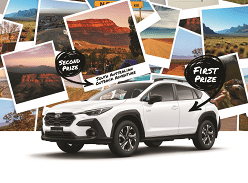 Win a White Subaru Crosstrek 2.0L Hybrid