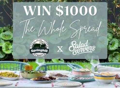 Win $1K Whole Spread Prize Pack - Salad Servers