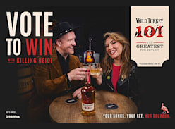 Win Wild Turkey Music 101 Greatest Pub Set