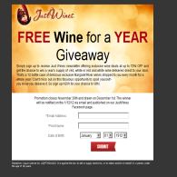 Win Wine for a Year (21+)