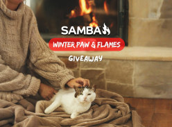 Win Winter Samba PAWS & Flames Giveaway