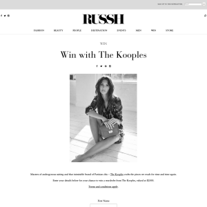 Win with The Kooples
