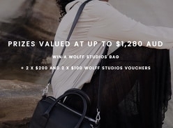 Win a Wolff Studios Bag & Wolff Studios Vouchers