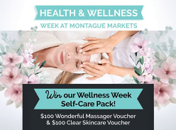 Win a $100 Wonderful Massage Voucher & $100 Clear Skincare Voucher