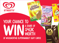 Win a Share in $40K Worth of Woolworths Gift Cards