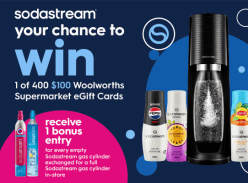 Win 1 of 400 $100 Woolworths Gift Cards