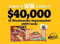 Win 1 of 400 $100 Woolworths Supermarket Gift Cards - Woolworths