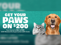 Win 1 of 500 $200 Woolworths Supermarket Gift Cards - Woolworths