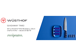 Win 1 of 3 Wsthof Wild Blueberry 16cm Chefs Knifes