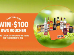 Win 1 of 1000 X $100 BWS Gift Cards - Diageo