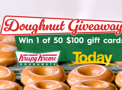 Win 1 of 50 X $100 Krispy Kreme Cards - Today Show