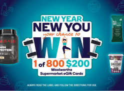 Win 1 of 800 X $200 Woolworths Gift Cards - Woolworths