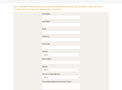 Win year of trainings and or retreats