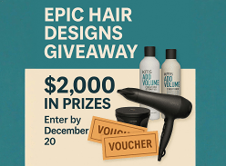 Win a Years Worth of Hair Care