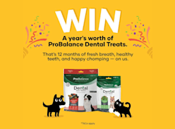 Win a Year's Worth of Probalance Dental Treats