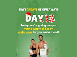 Win a Year's Supply of Boody Underwear for Two