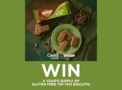 Win a Year's Supply of Gluten Free Tim Tam Biscuits - Arnott's