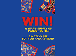 Win a Year's Supply of Peanut Butter & a Matchy Set for 2