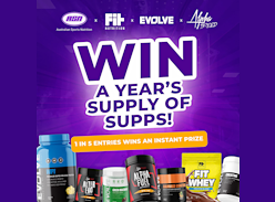 Win a Year's Supply of Supplements