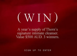Win a Year's Supply of Thorn's Signature Intimate Cleanser - Thorn Beauty