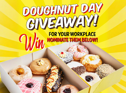 Win 1 of 3 Yellow Boxes of Delicious Doughnuts