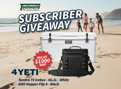 Win a Yeti Tundra and Hopper Flip 8
