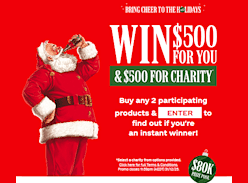Win $500 for You & $500 for a Charity