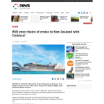 Win your choice of cruise to New Zealand with Cruiseco!