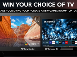 Win Your Choice of TV