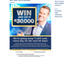 Win your cut of $30,000!