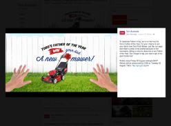 Win your dad a new Toro 'Push Mower'!