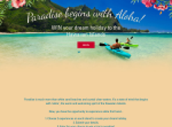 Win Your Dream Holiday to the Hawaiian Islands