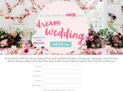 Win your dream wedding, valued at over $30,000! (VIC Residents ONLY)