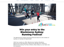 Win your entry to the Blackmores Sydney Running Festival