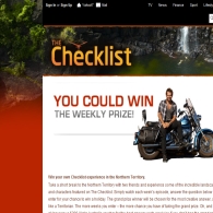 Win your own Checklist experience in the Northern Territory with 2 friends