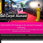 Win your red carpet moment at Australia's most glamorous film & TV awards! - Lastminute.com.au